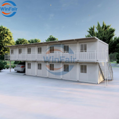 WinFair Foldable Modern Two-Story Prefab Tiny Container House Home 20Ft Z Type With Kitchen and Toilet for Moq 6 Sets