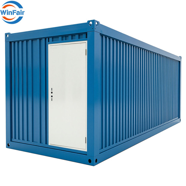 WinFair Custom Portable Mobile Folding Prefab 20 Feet Container House for Container Shop / Food Kiosk/Street Food Kiosk