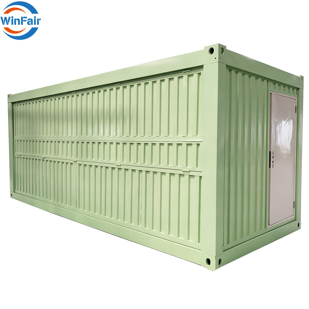 WinFair Mobile Modular Portable Folding Prefab Tiny 20Ft Container House Homes for Street Retail Kiosk/Pop-Up Store