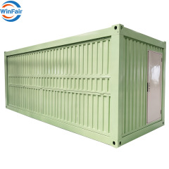 WinFair Mobile Modular Portable Folding Prefab Tiny 20Ft Container House Homes for Street Retail Kiosk/Pop-Up Store