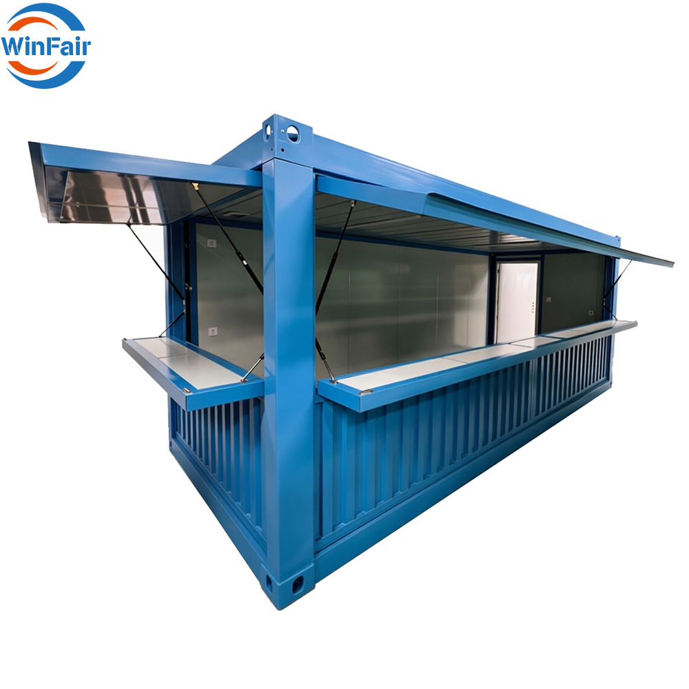 WinFair Competitive Price Prefab Container Foldable Prefabricated House for Container Commercial Street / Container Market
