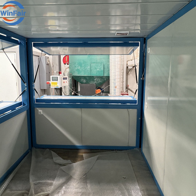 WinFair Competitive Price Sandwich Panel Prefabricated Container House Modular for Pop-Up Shop/Retail Booth/Street Retail Kiosk