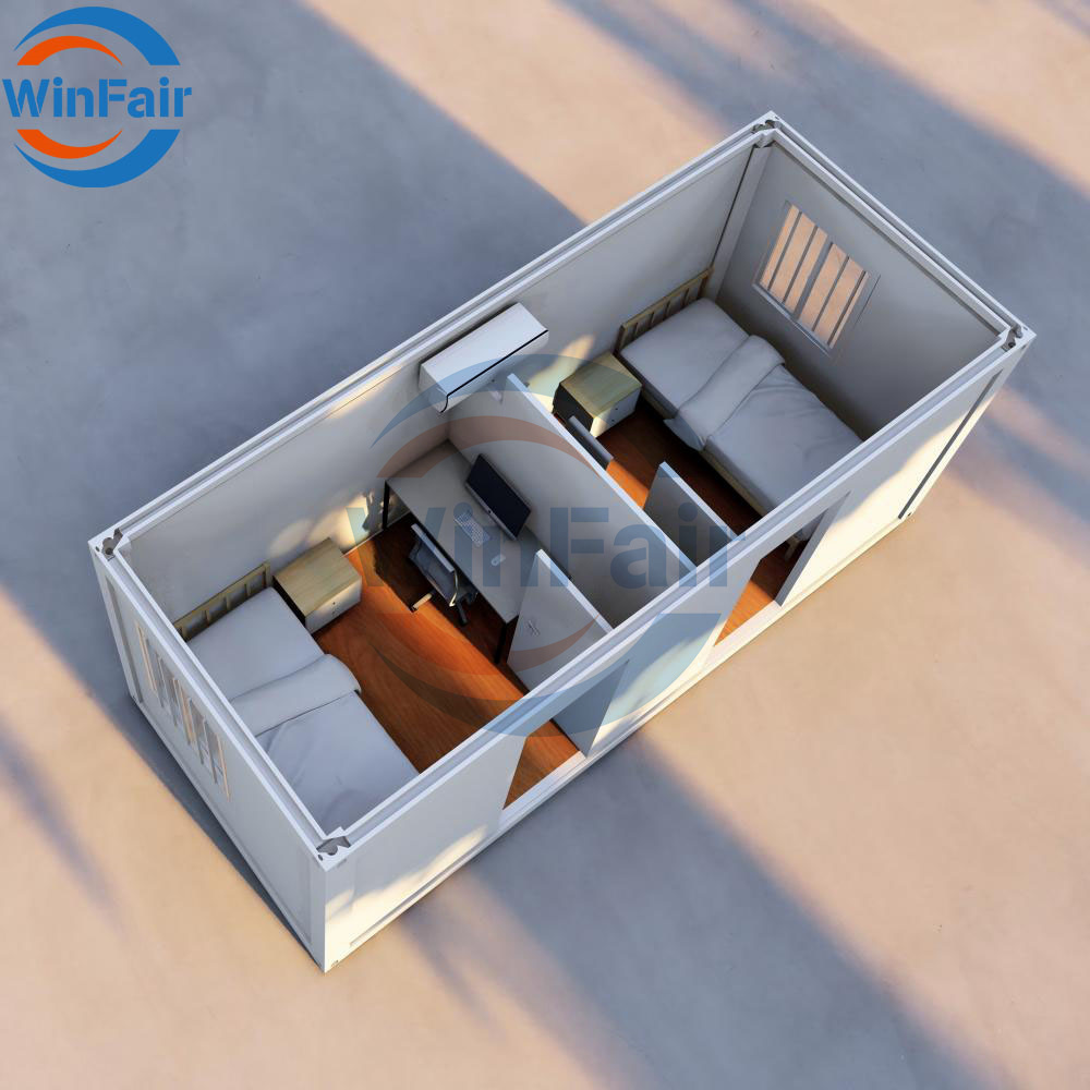 WinFair Laos Low Cost Prefabricated Modular Folding Container Homes House for Seaside Bungalow / Luxury Resort Villa