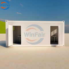 WinFair Honduras Modular Prefab Steel 20Ft Folding Bathroom Container House Hom for Shower Unit / Ablution Block