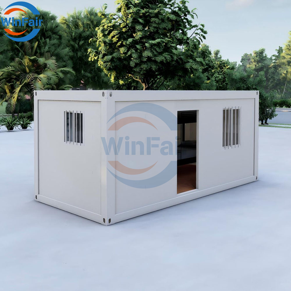 WinFair Competitive Price Portable Villa Modular 20Ft Container House Luxury Prefabricated Home With Toilet and Shower