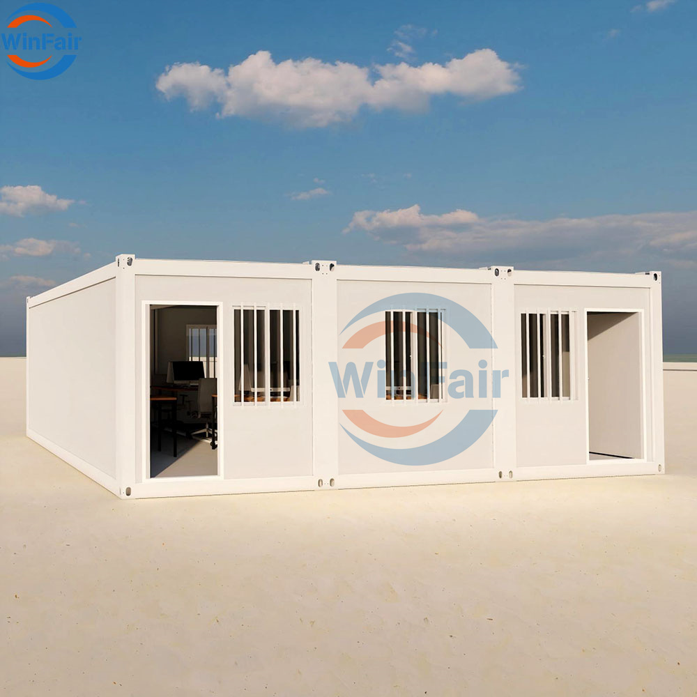 WinFair China Tiny Prefab Folding House Modular Prefabricated Container Home for Rural Villa/ Construction Site Office