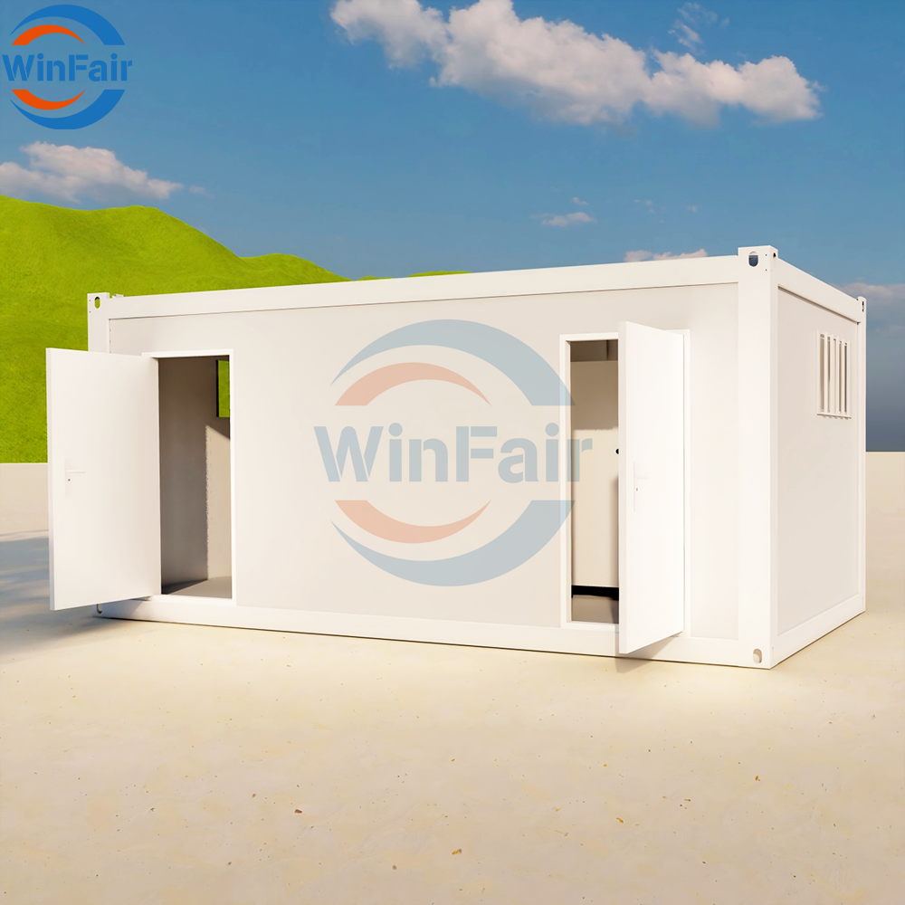 WinFair Honduras Modular Prefab Steel 20Ft Folding Bathroom Container House Hom for Shower Unit / Ablution Block