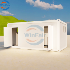 WinFair Honduras Modular Prefab Steel 20Ft Folding Bathroom Container House Hom for Shower Unit / Ablution Block