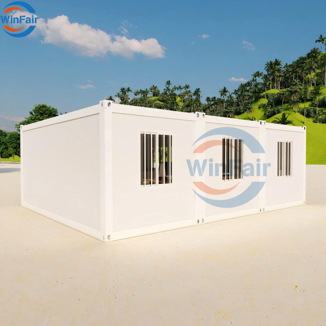 WinFair China Tiny Prefab Folding House Modular Prefabricated Container Home for Rural Villa/ Construction Site Office