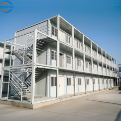 WinFair Algeria Low Cost Prefabricated Three Floors Container House Prefab Mobile Modular Multi Family Homes With Bathroom