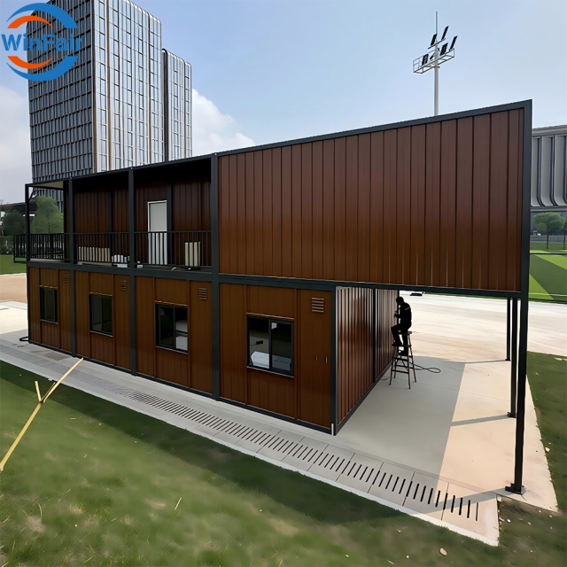 WinFair Cost Granny Flat 20Ft Modular Container Prefab House Luxury House With Kitchen and Bathroom for Living Container
