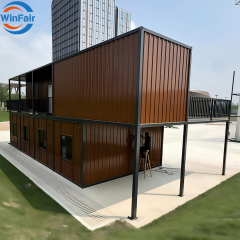 WinFair Cost Granny Flat 20Ft Modular Container Prefab House Luxury House With Kitchen and Bathroom for Living Container