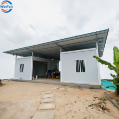 WinFair WinFair American Style Modern Prefabricated Steel Assembled Modular Houses for Living/Rural Villa/Farmhouse/Moq 6 Sets