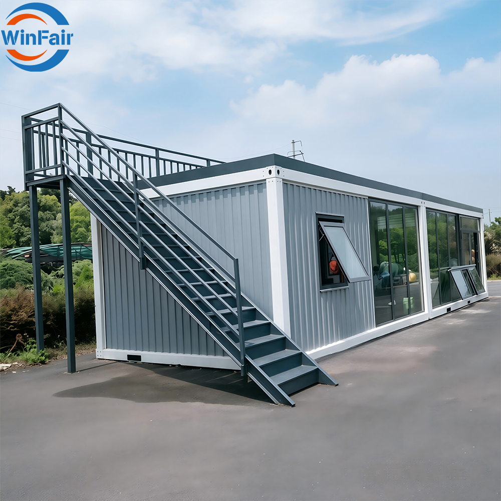 WinFair Wholesale Price Detachable Houses Modern Prefabricated Portable Office Bali Living Container Houses Homes With Porch