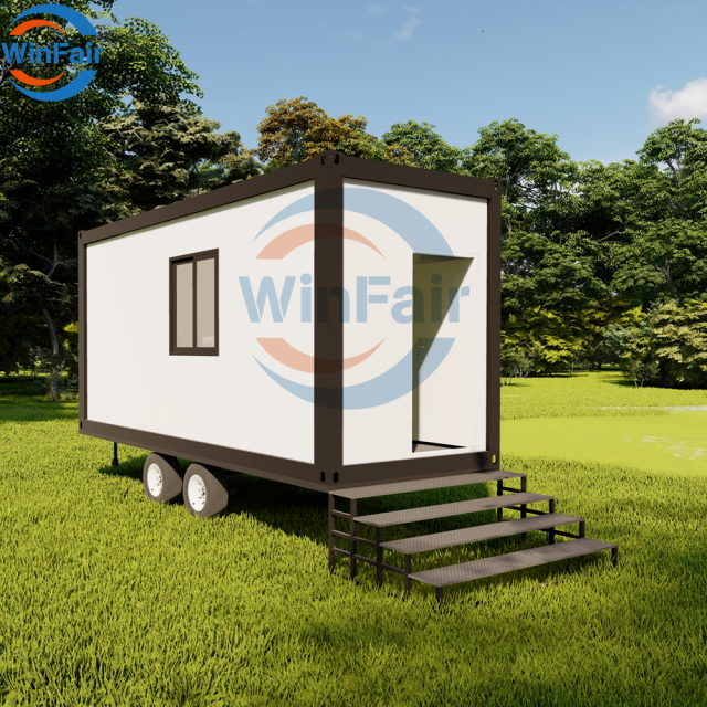 WinFair Low Cost Prefab Mobile Home Modular Trailer House Container Office Casas Contenedor for Construction Site Office