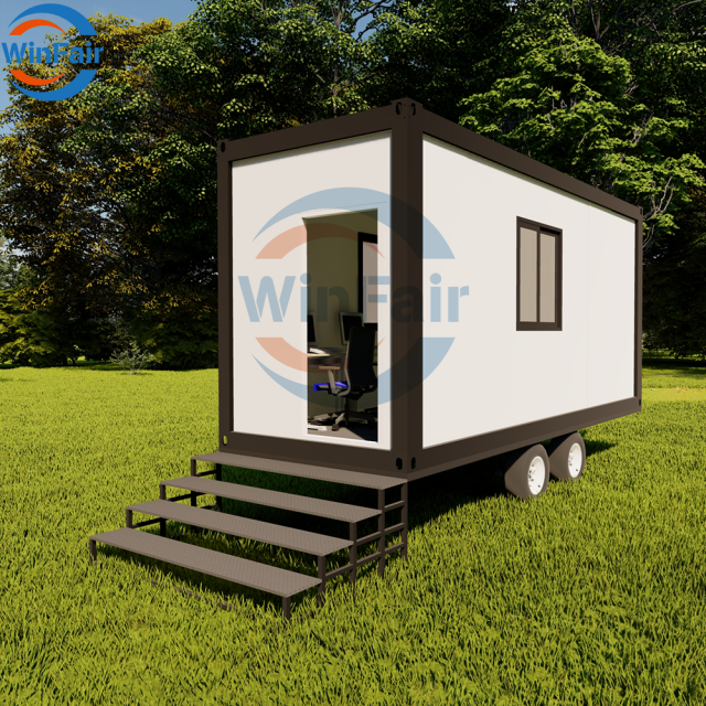 WinFair Low Cost Prefab Mobile Home Modular Trailer House Container Office Casas Contenedor for Construction Site Office