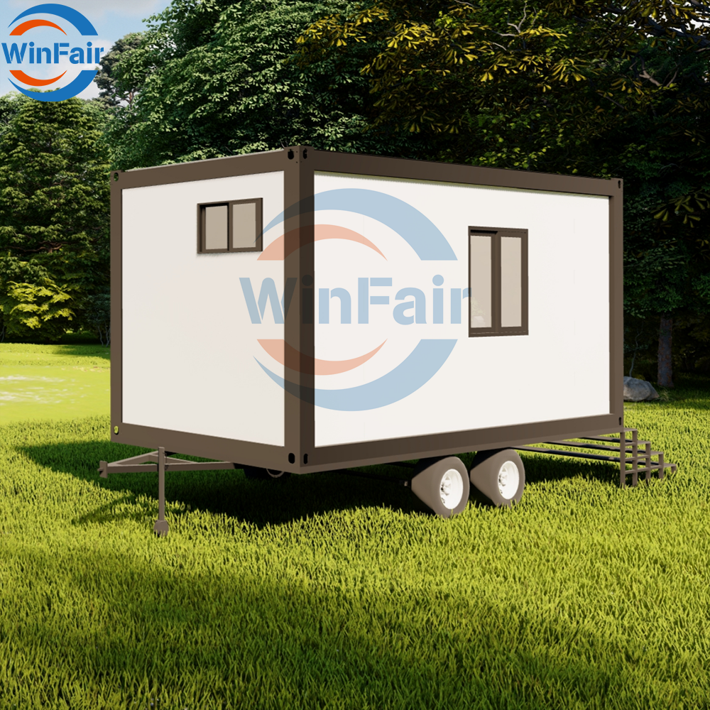 WinFair Low Cost Prefab Mobile Home Modular Trailer House Container Office Casas Contenedor for Construction Site Office