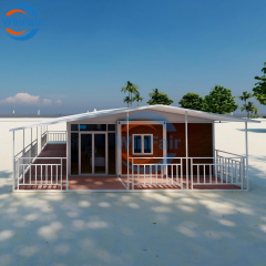 WinFair Low Cost Portable Prefab Modular Expandable Container Home 40Ft Luxury House Modern for Reception Area / Garden Office