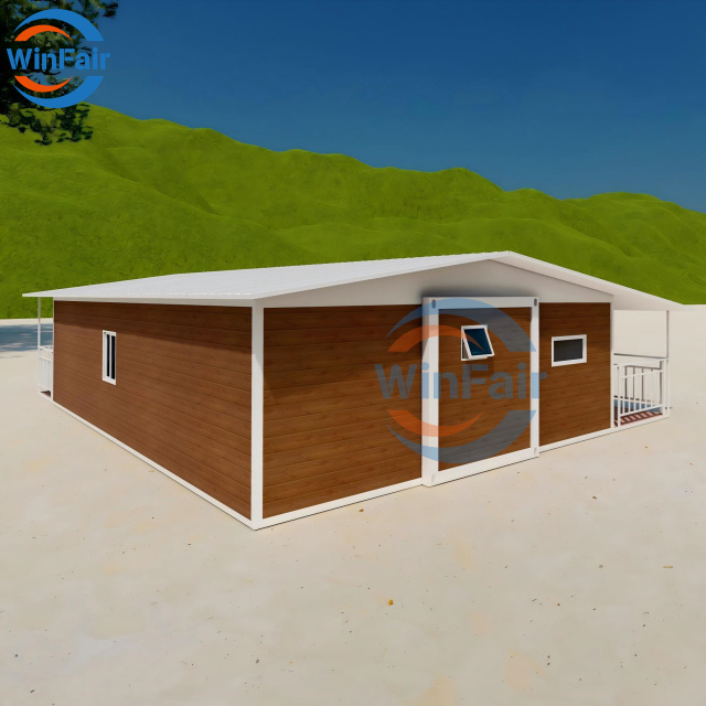 WinFair Low Cost Portable Prefab Modular Expandable Container Home 40Ft Luxury House Modern for Reception Area / Garden Office