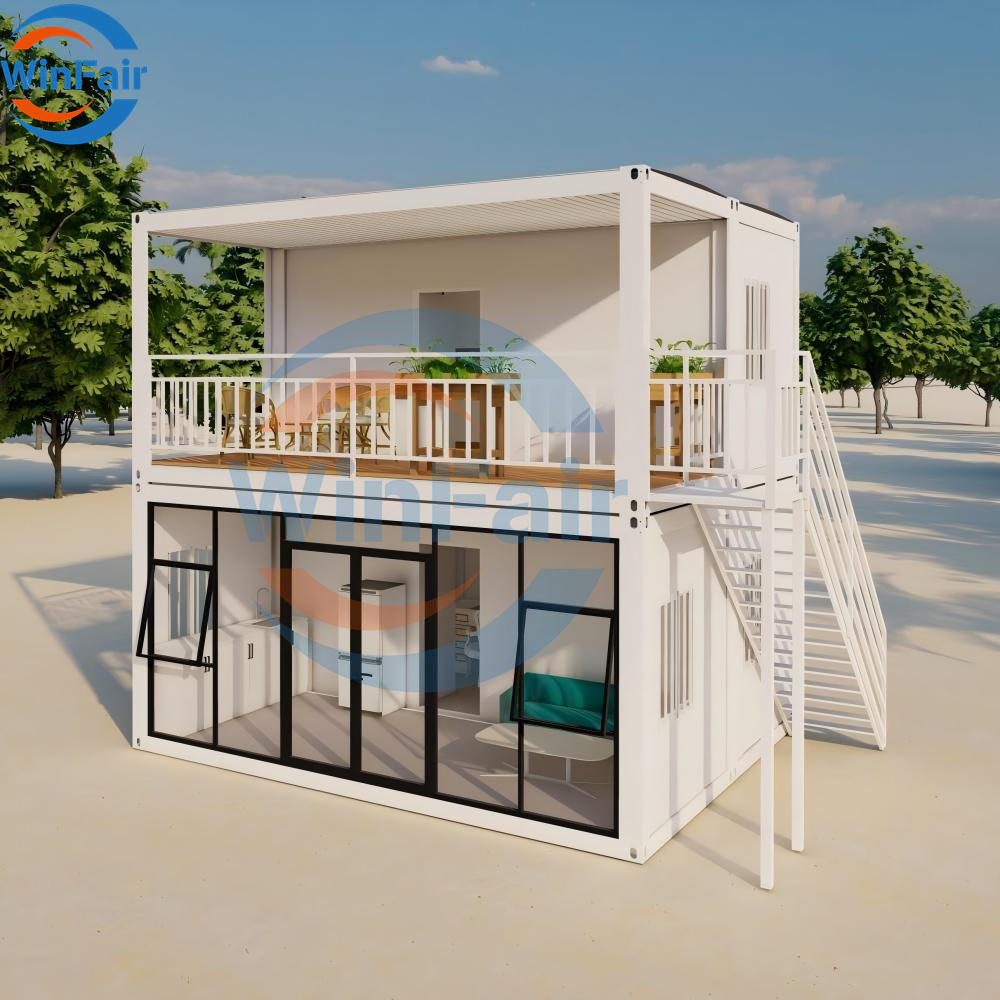 WinFair Dubai Prefab 20Ft-Container-House Villa Modular Container Houses Modern With Kitchen and Bathroom for Ce Certified