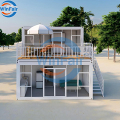WinFair 20Ft-Mobile-House Affordable Prefab Swiss Villa Container House With Toilet for 2/3 Bedroom/Casa Container/Resort Villa