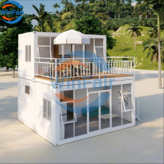 WinFair 20Ft-Mobile-House Affordable Prefab Swiss Villa Container House With Toilet for 2/3 Bedroom/Casa Container/Resort Villa