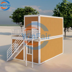 WinFair Prefab-Houses-Uk Modular Container Luxury House Modern Prefabricated Houses 2 Floor for Construction Site Office