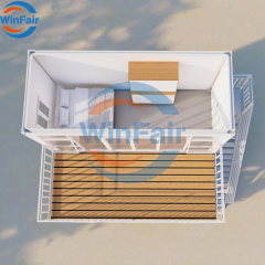 WinFair Namibia Apartments Prefab Mobile Tiny House Container Living Room With Bathroom for Luxury Resort Villa/Vacation Rental