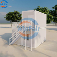 WinFair 20Ft-Mobile-House Affordable Prefab Swiss Villa Container House With Toilet for 2/3 Bedroom/Casa Container/Resort Villa