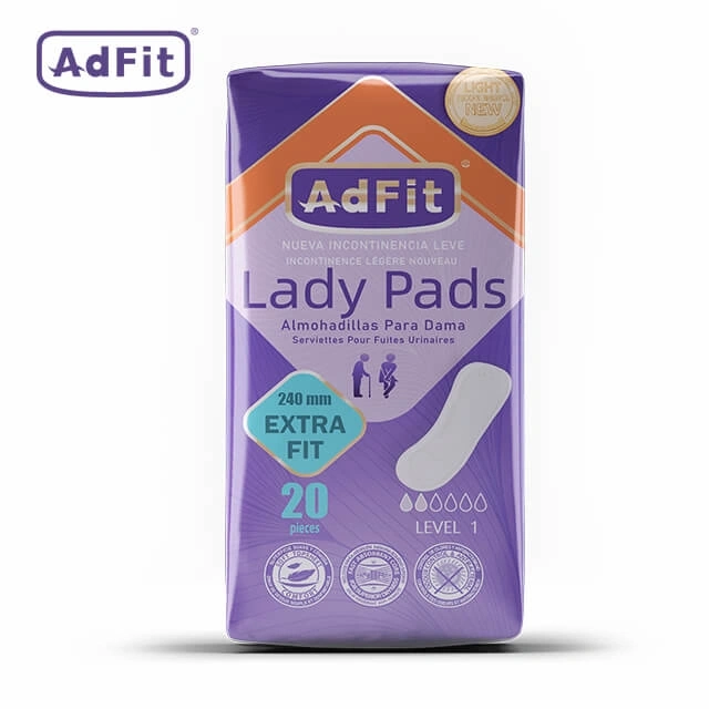 AdFit 240mm Lady Pads Light Inkontinenzschutzeinlagen Fabrik