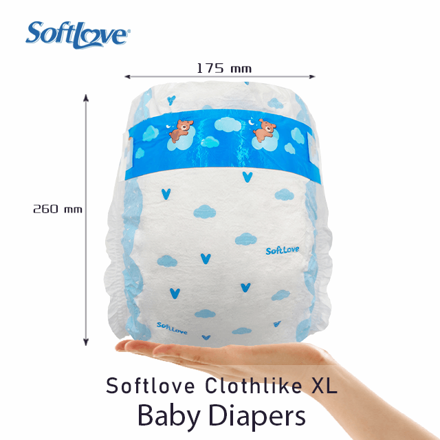 Couches pour bébé très absorbantes en tissu Softlove (XL36)