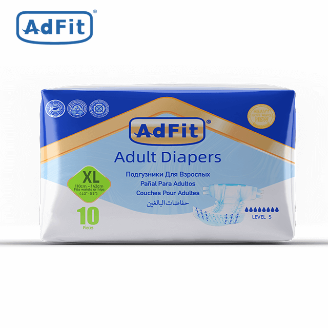 Couche jetable respirante pour adulte AdFit Dry Couche unisexe pour adulte âgé