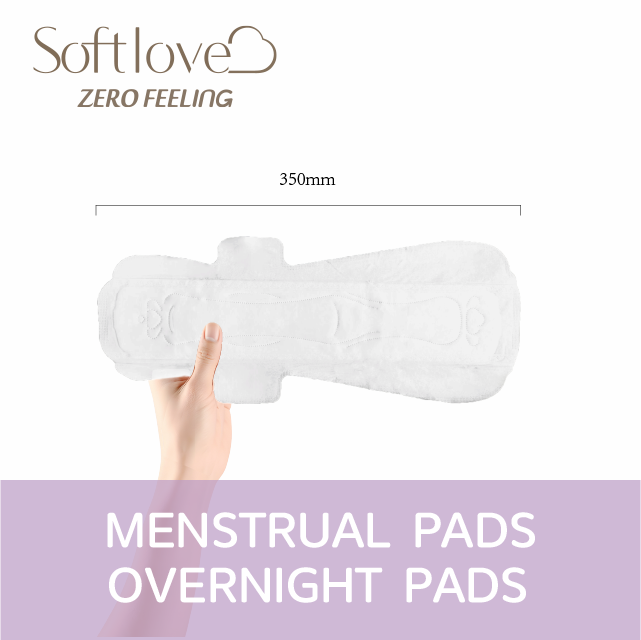 OEM Factory 350mm Sanitary Napkins Hot Selling Menstrual Pad Wholesale