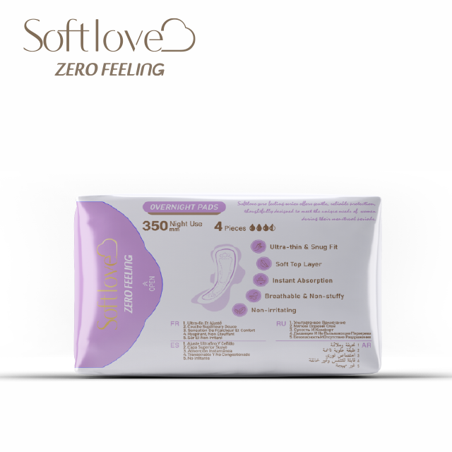 OEM Factory 350mm Sanitary Napkins Hot Selling Menstrual Pad Wholesale