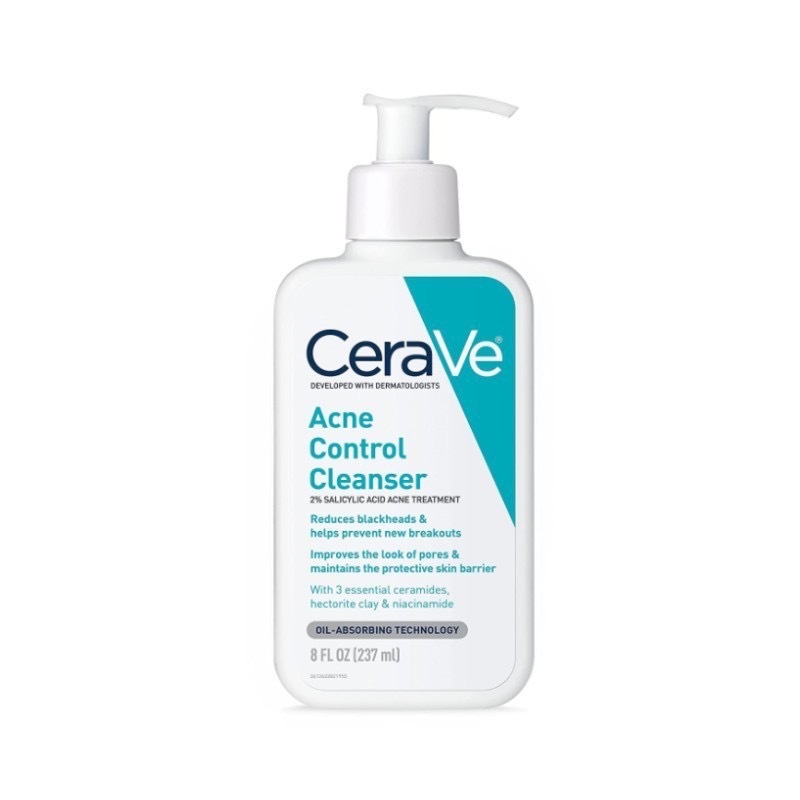 Cerave Acne Control Cleanser 2% salicylic acid acne treatment
