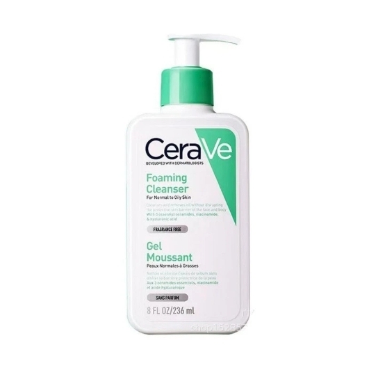 Cerave Foaming Cleanser For Normal to Qily Skin