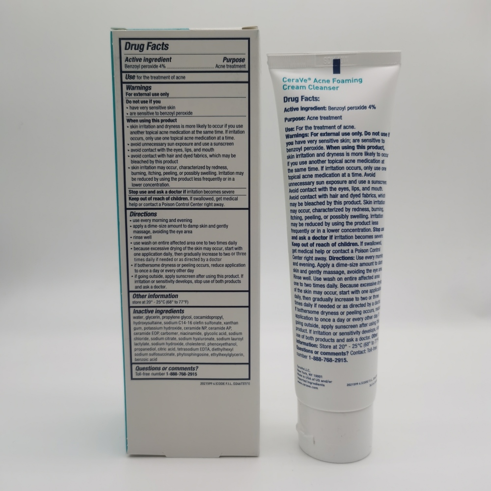 Cerave Acne Foaming Cream Cleanser
