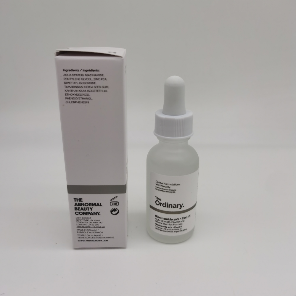 The ordinary Niacinamide 10%+zinc 1%