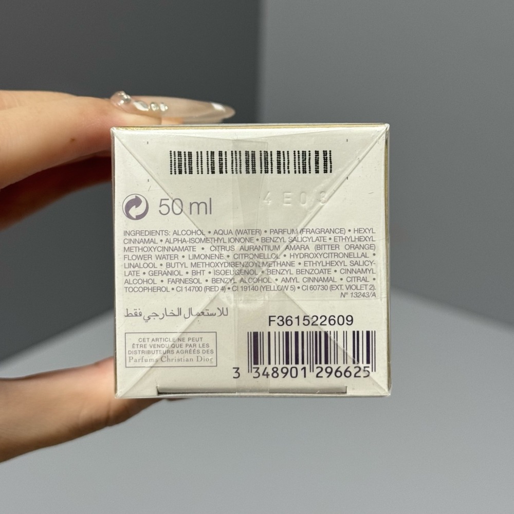 Dior Jadore EAU DE TOILETTE perfume 50ML