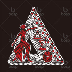New Products Custom Pattern Heat Transfer Printing Diamond Stickers on Clothes