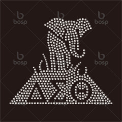 Custom Black Girlshot Fix Tape for Rhinestone Transfer