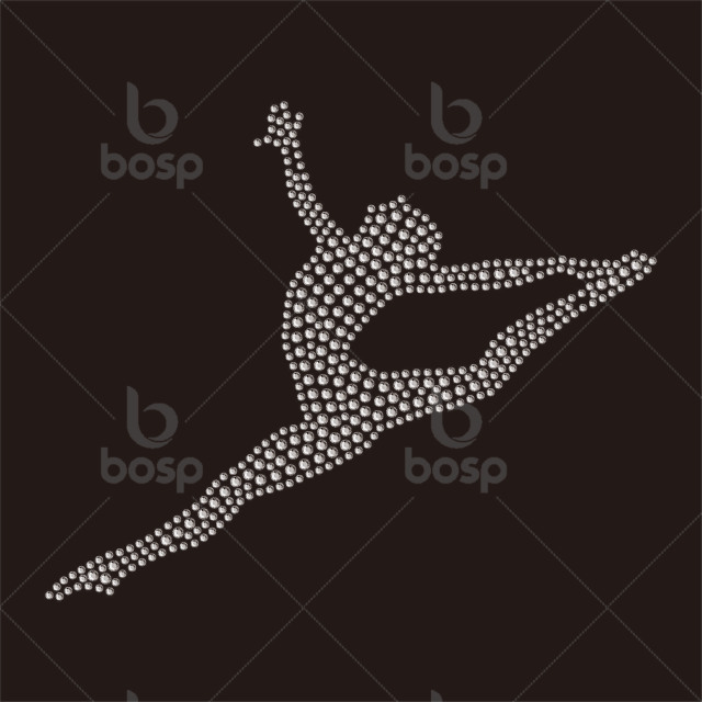 Cheerleading Hot Fix Rhinestone Transfer Designs Strass Hotfix Iron on Motifs Cheer Dance Rhinestone Transfer
