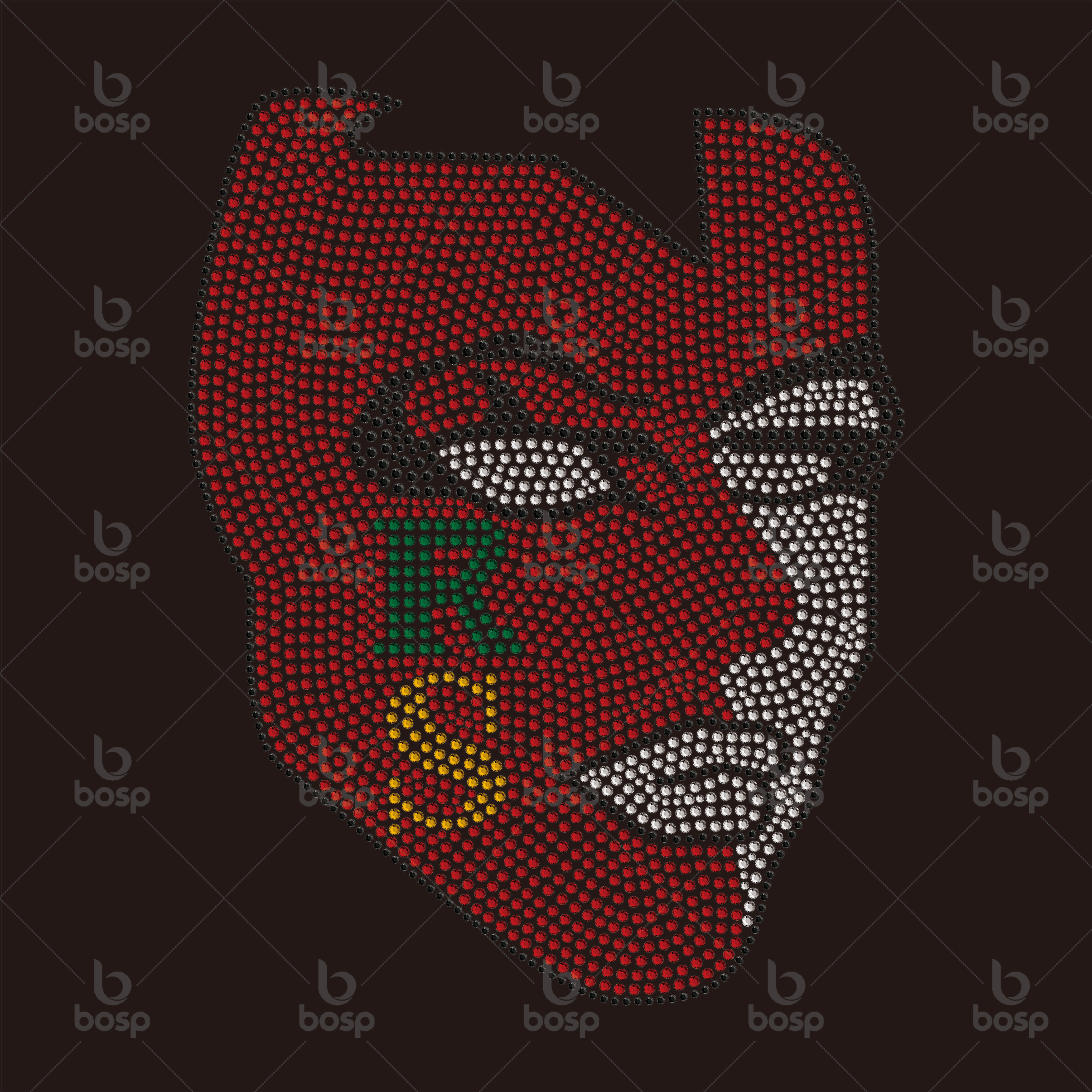 Exquisite Rhinestone Stickers Heat Transfers Custom Rhinestone Iron on Appliques for Clothes
