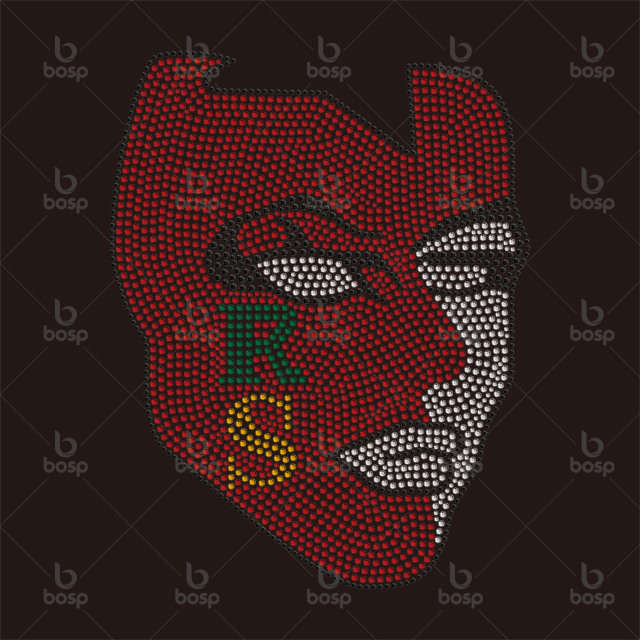 Exquisite Rhinestone Stickers Heat Transfers Custom Rhinestone Iron on Appliques for Clothes
