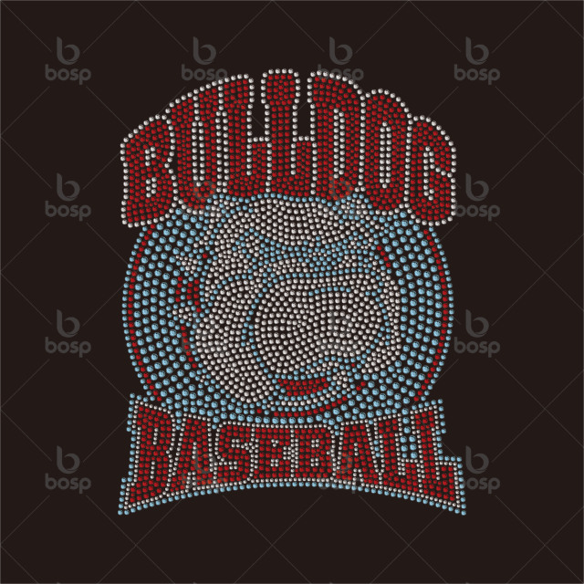 Hot Fix Bling Crystal georgia bulldogs Rhinestone Transfer Heat Press Iron on Patches