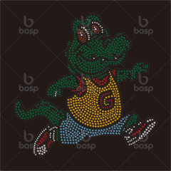 Good Selling Shiny Sport Team Logo Rhinestone Iron on Motif Custom Bling Rhinestone Heat Transfer Designs