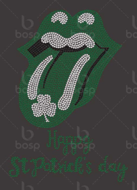 Happy St Patricks Day Rhinestone Bling Shirt St Paddys Day Bedazzled Cruise Sweater St Patricks Day Sequins Squad Top St Patrick Day Sparkle