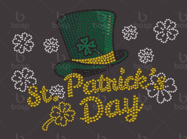 St. Patricks Day Custom Bedazzled Long Sleeve Tunic St Patricks Day Rhinestone Tshirt Gift St Patricks Day Party Cruise Sequins Bling Tunic
