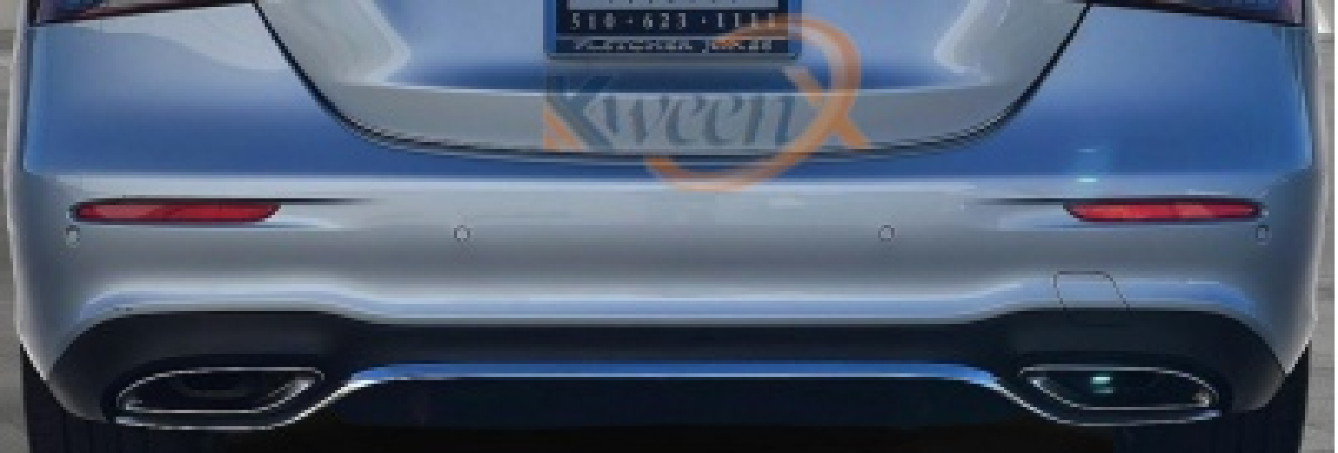 Rear Bumper Set With Exhaust Mouth-213-2138850001