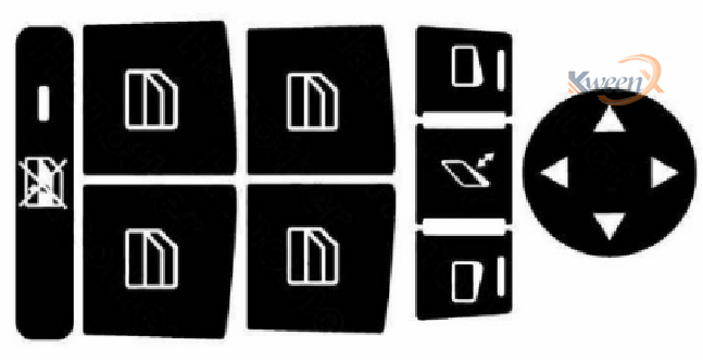 window switch sticker-W204